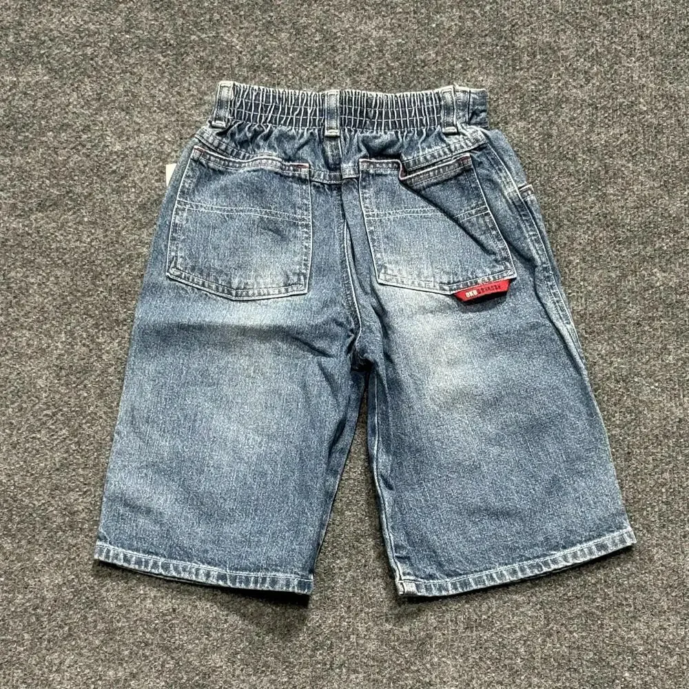 OshKosh B'gosh Shorts Boys 6 Blue Denim Jean Utility Elastic Waist New Tags
